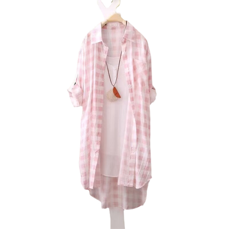Plaid Sun Protection Shirt