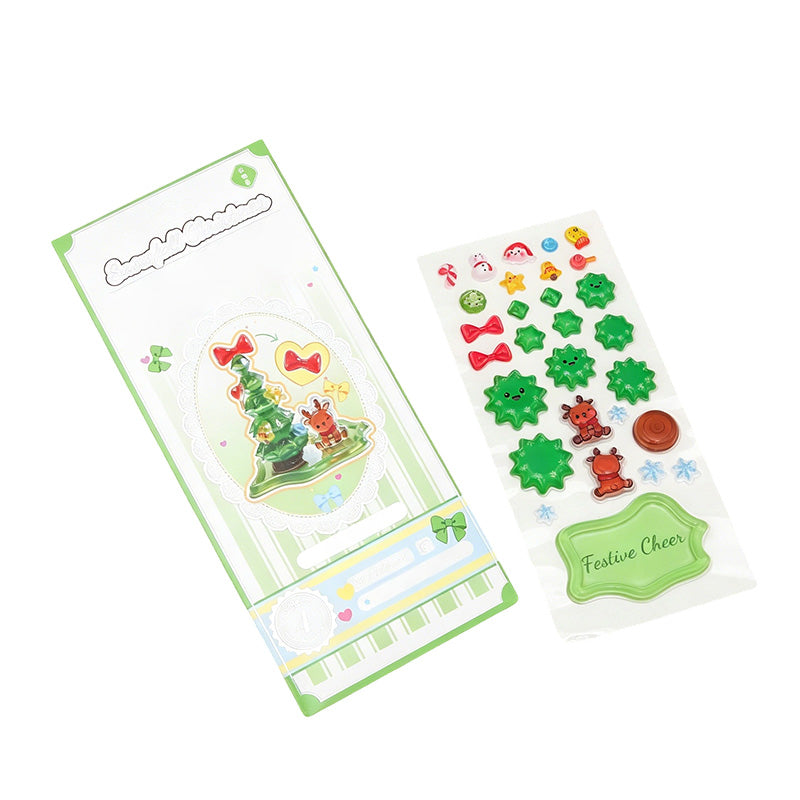 3D Relief Puffy Stickers