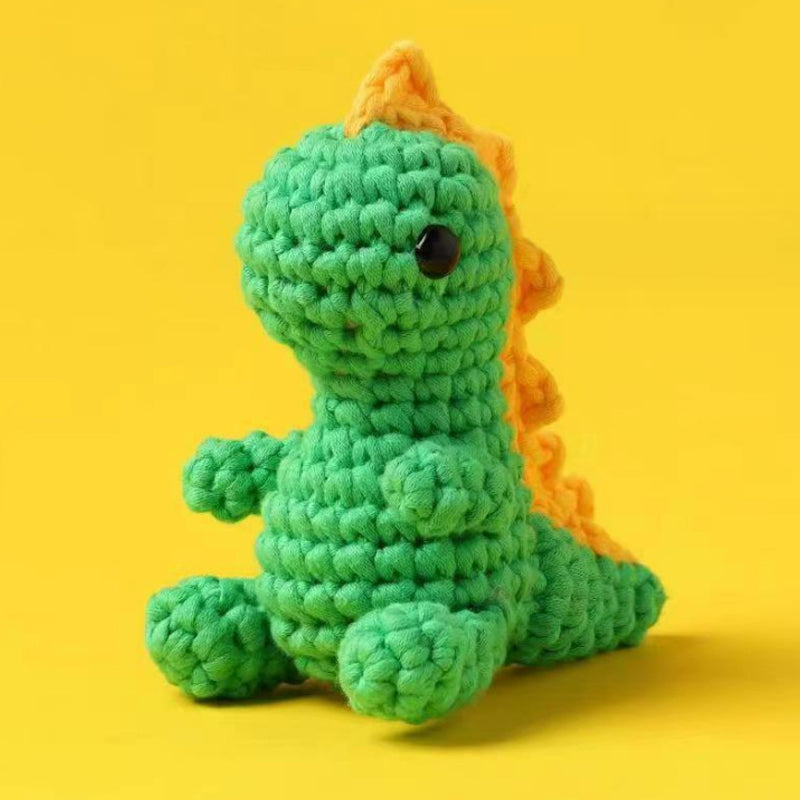 Rainbow Dinosaur Crochet Kit