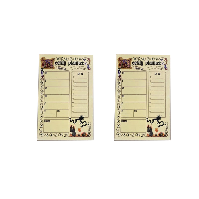 Medieval Notepad Series Stationery