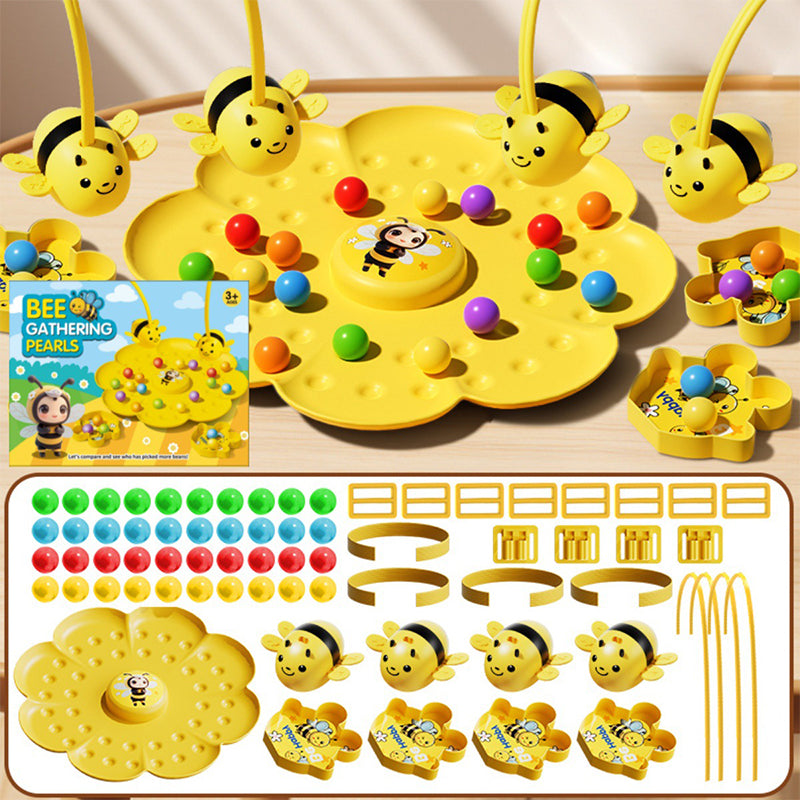 Multifunctional Magnetic Bee Toy String Game