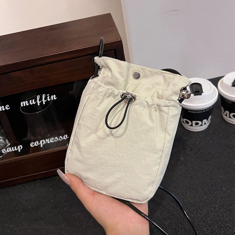 Minimalist Drawstring Phone Bag