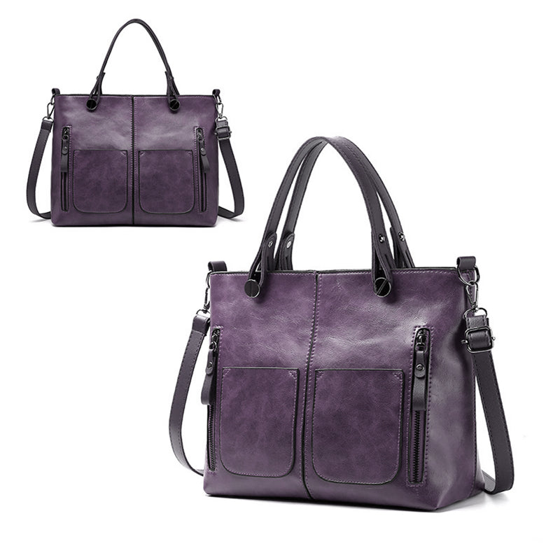 Ladies Vintage Leather Shoulder Bag