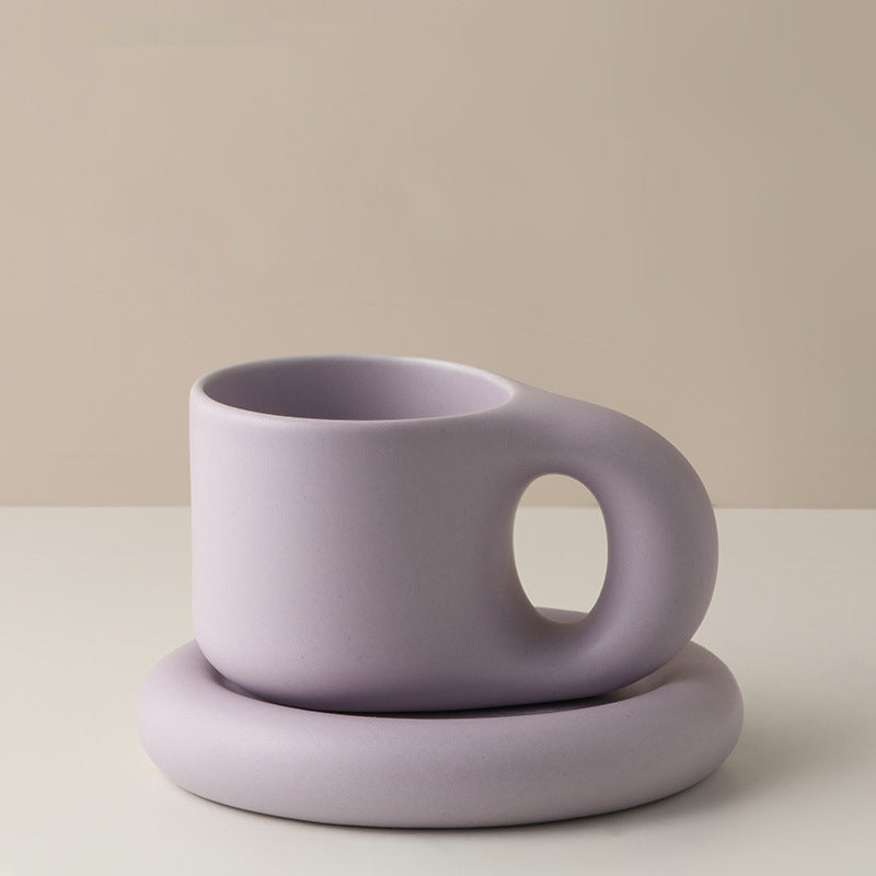 Nordic Minimalist Cute Fat Mug