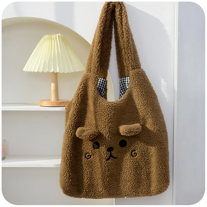 Fluffy Pup Tote Bag