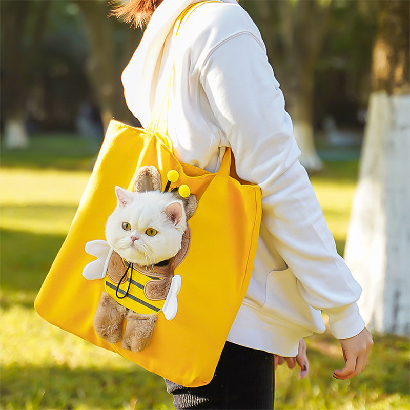 Show Head Pet Canvas Shaped Shoulder Bag