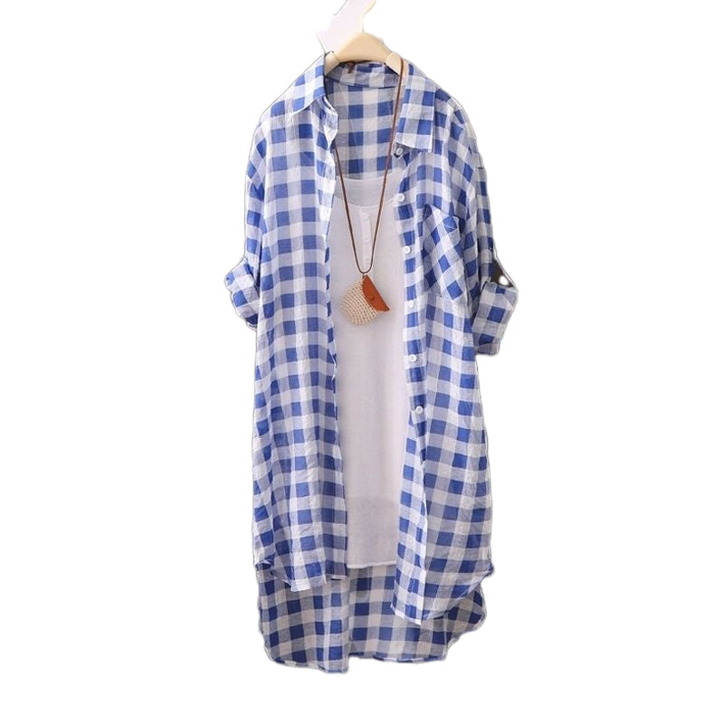 Plaid Sun Protection Shirt