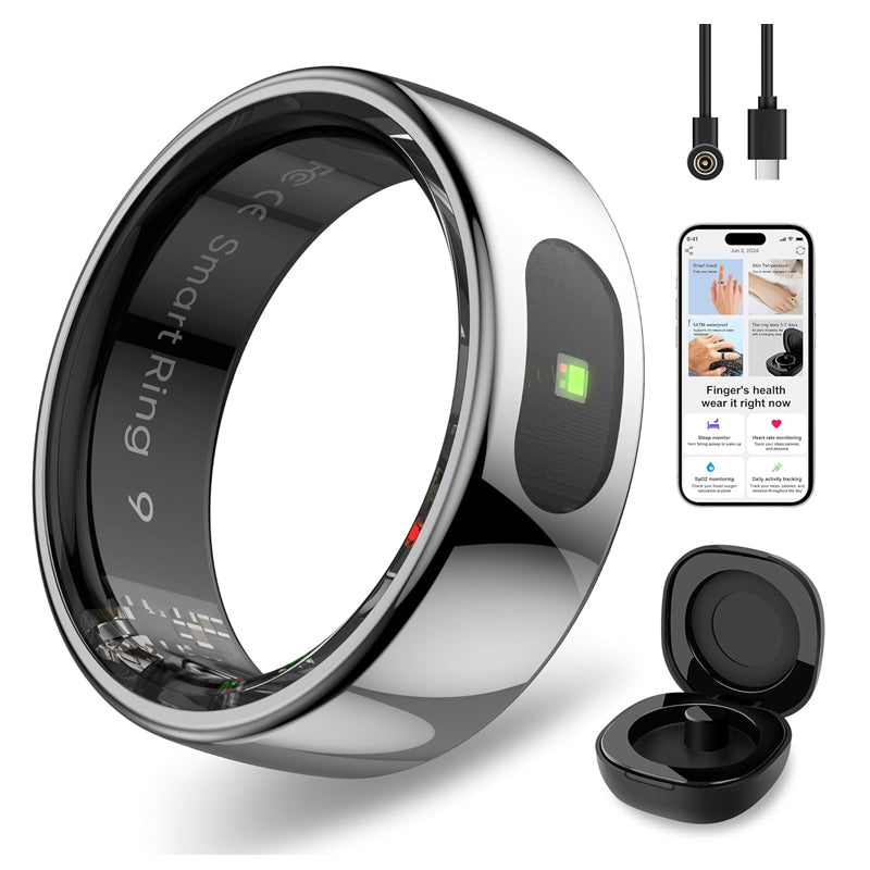 Smart Ring Health Tracker for Women & Men