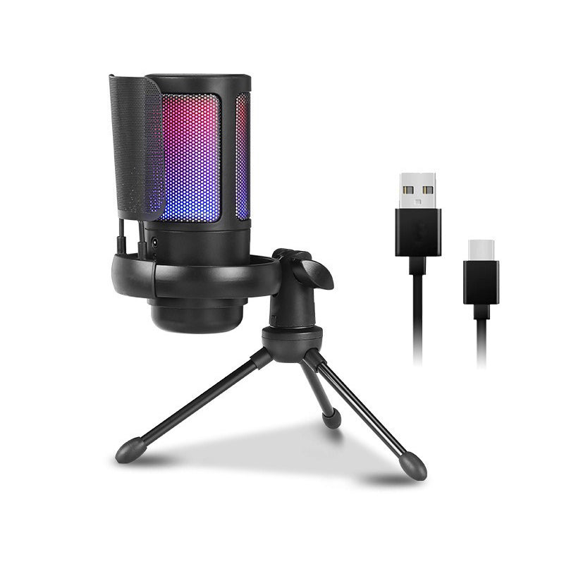 Desktop Mic Stand Portable Foldable Tripod