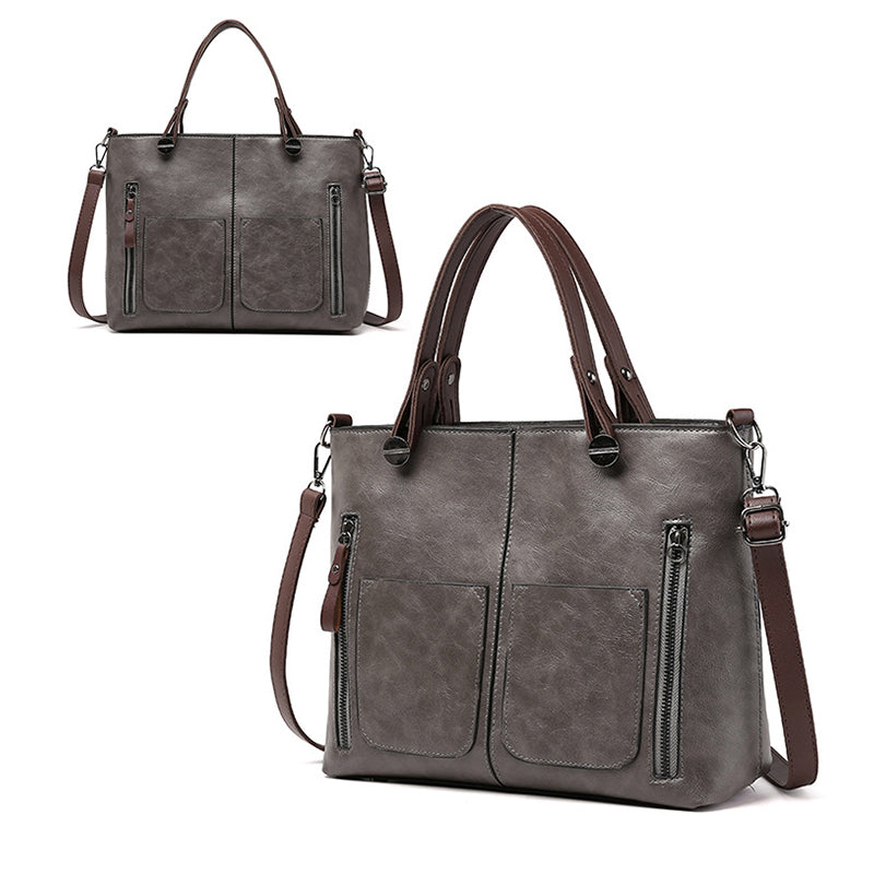Ladies Vintage Leather Shoulder Bag