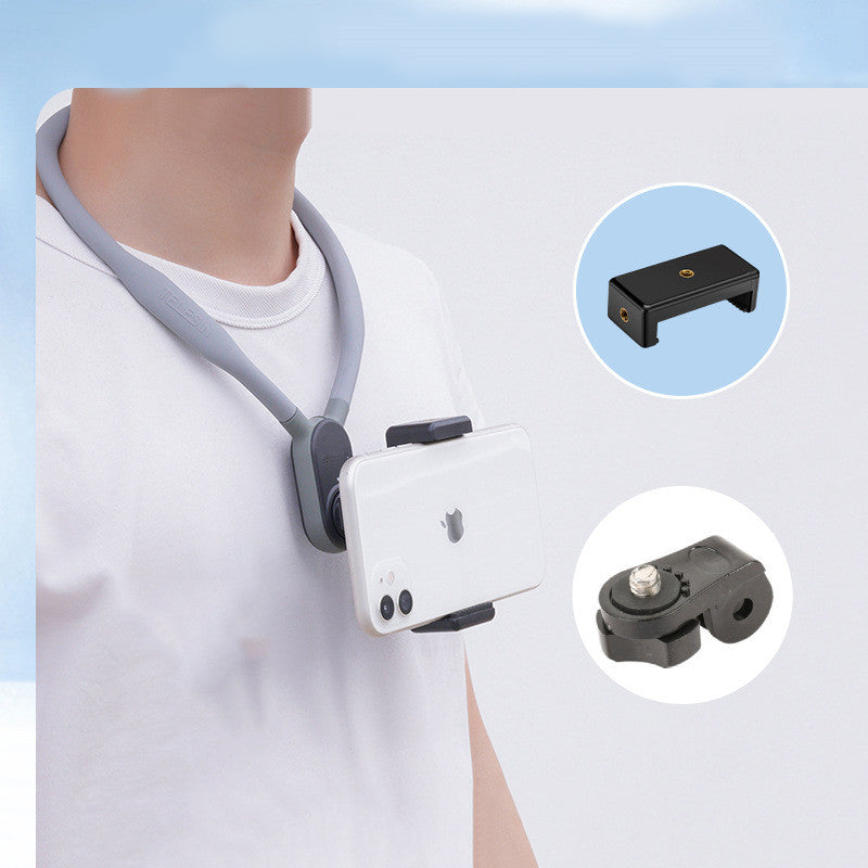U-shaped neck mount for sports cameras