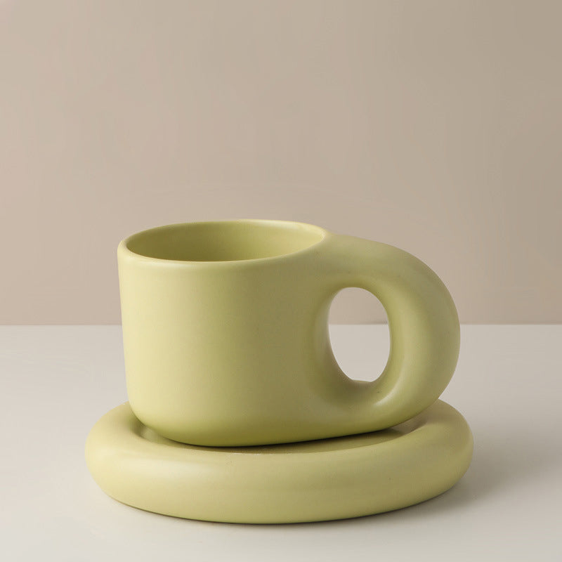 Nordic Minimalist Cute Fat Mug