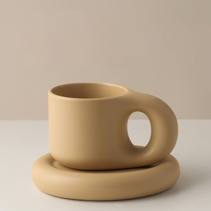 Nordic Minimalist Cute Fat Mug