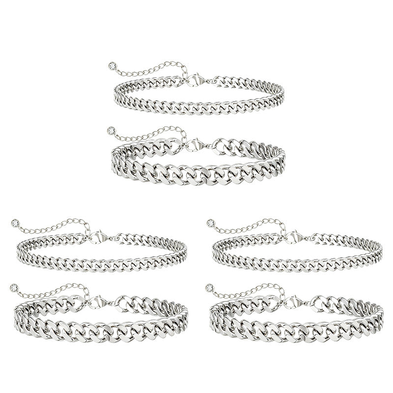 Luxury Double Layer Cuban Chain Anklet