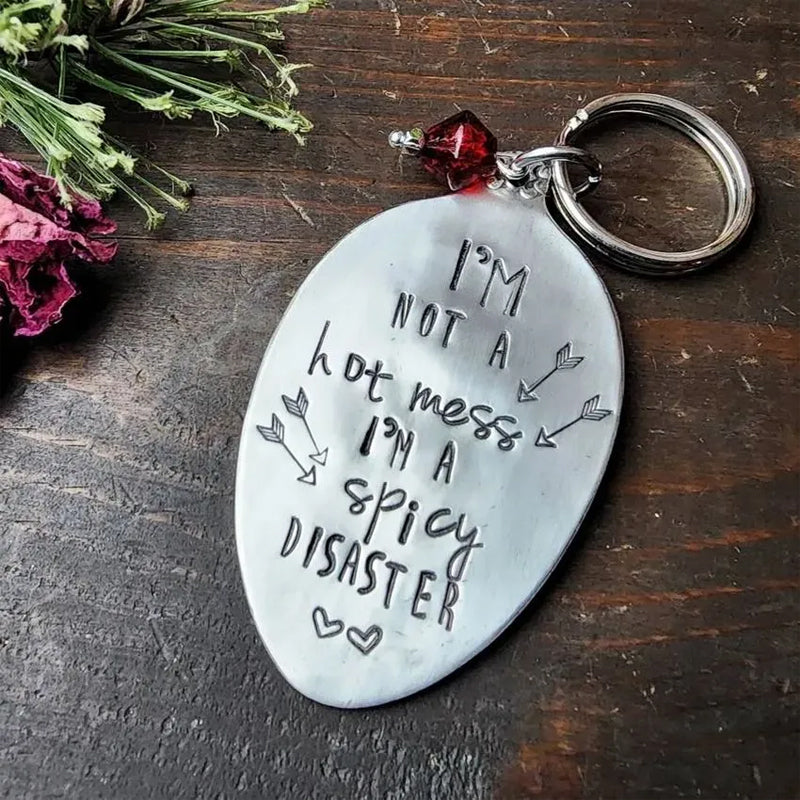 💝Emotional Support Spoon keychain