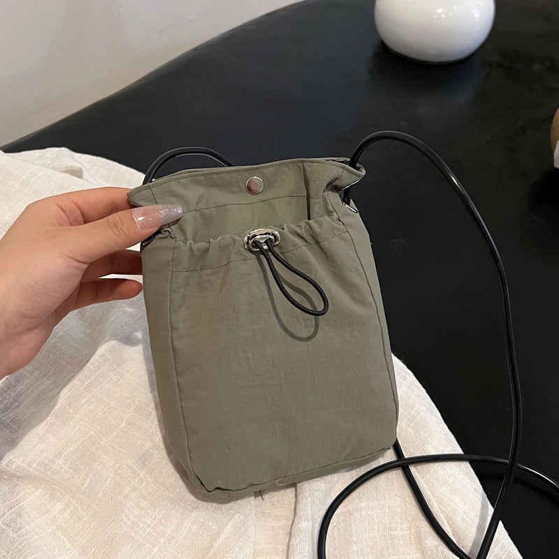 Minimalist Drawstring Phone Bag