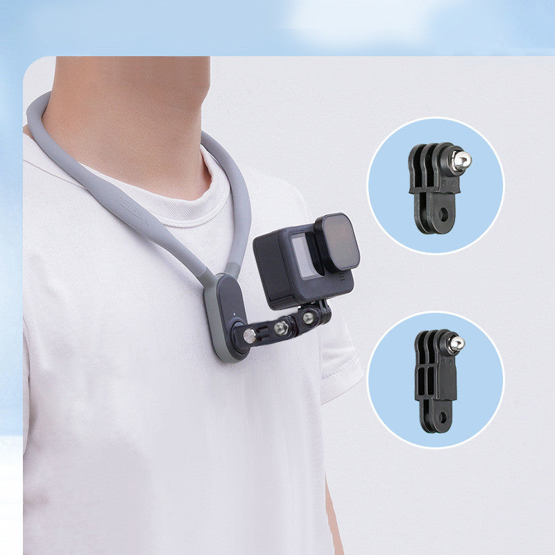 U-shaped neck mount for sports cameras