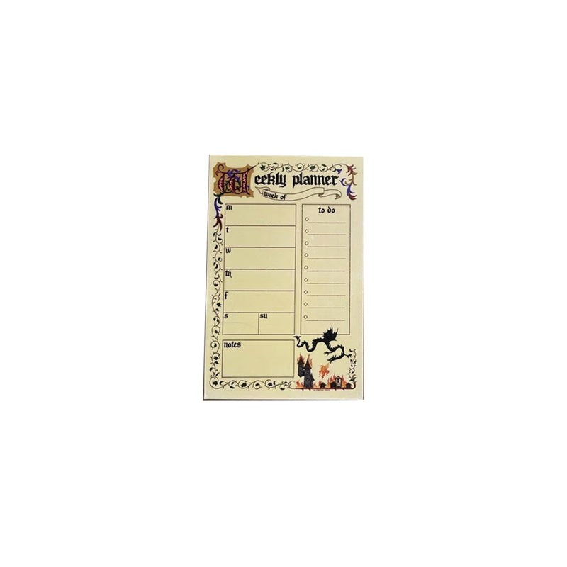 Medieval Notepad Series Stationery