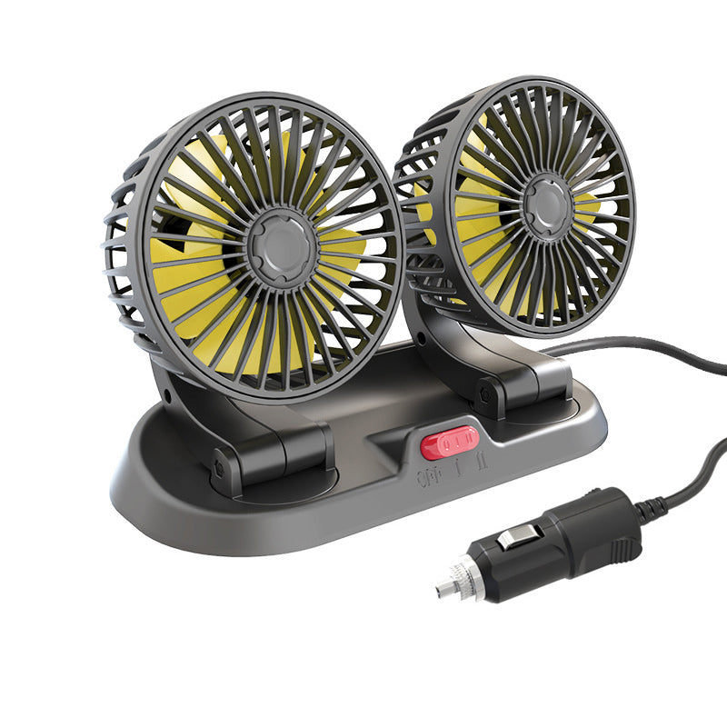 Portable Multi-Head Automotive Cooling Fan