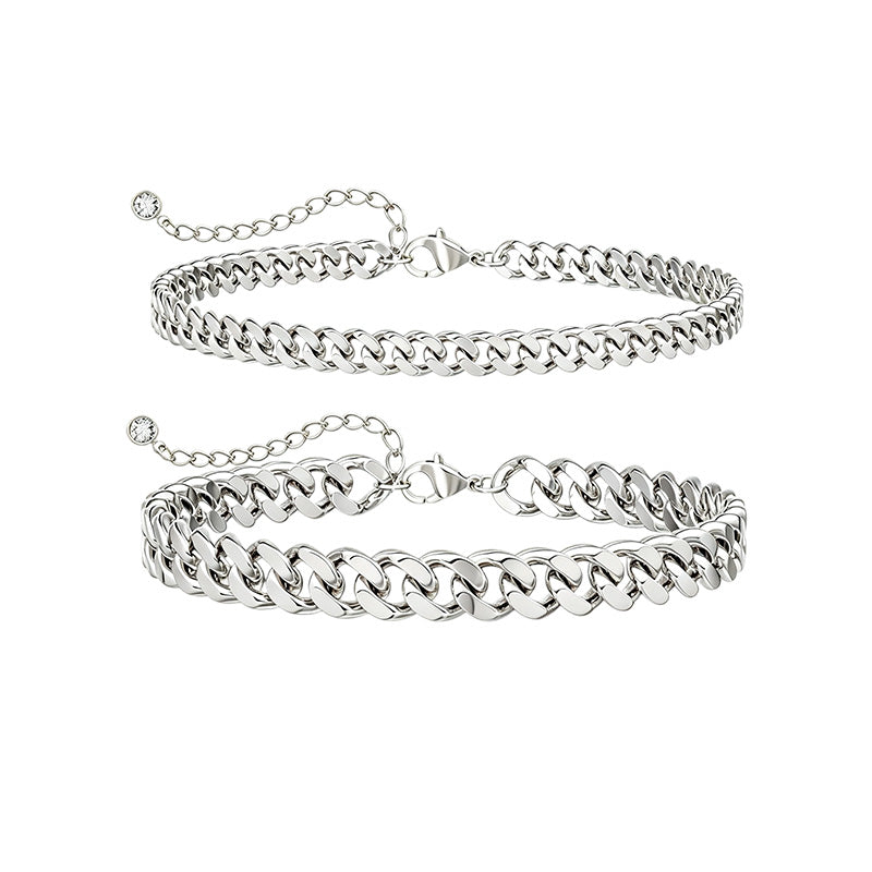 Luxury Double Layer Cuban Chain Anklet