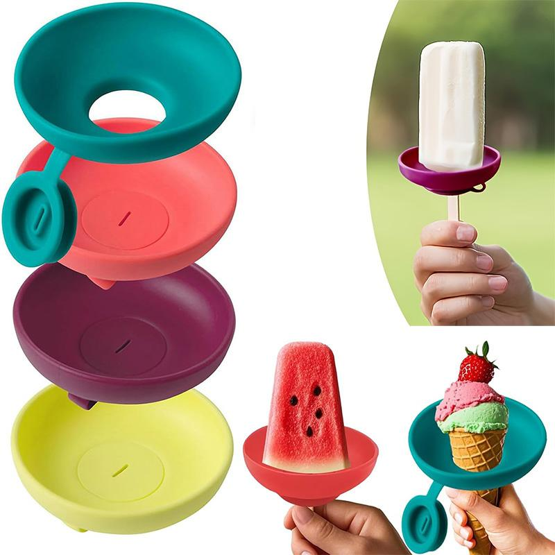 Ice Cream Holder Stand Set