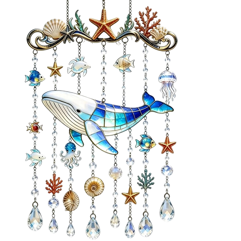 2D Ocean-Themed Wind Chime
