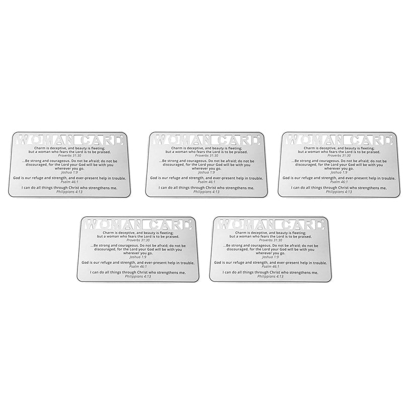 Men and Women Bible Verse Prayer Cards