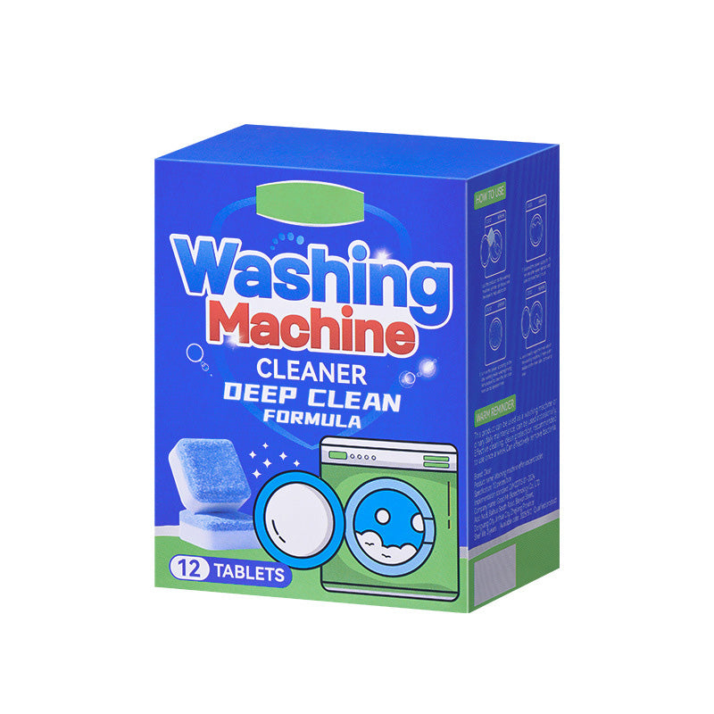Washing machine effervescent tablets