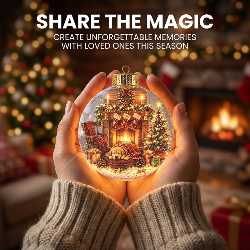 Glowing Christmas Story Ornament