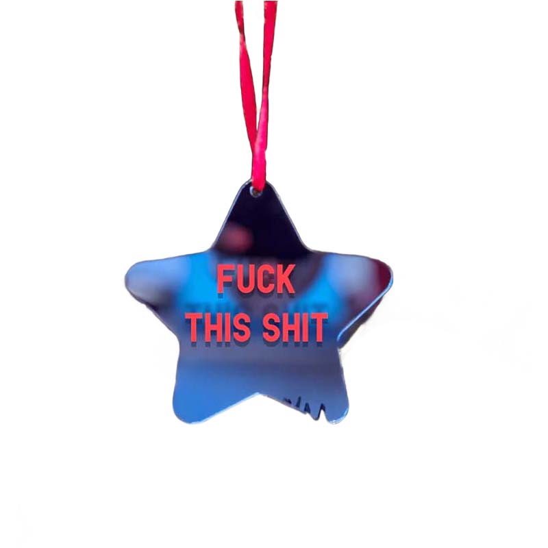 Fuck STAR Christmas Ornaments
