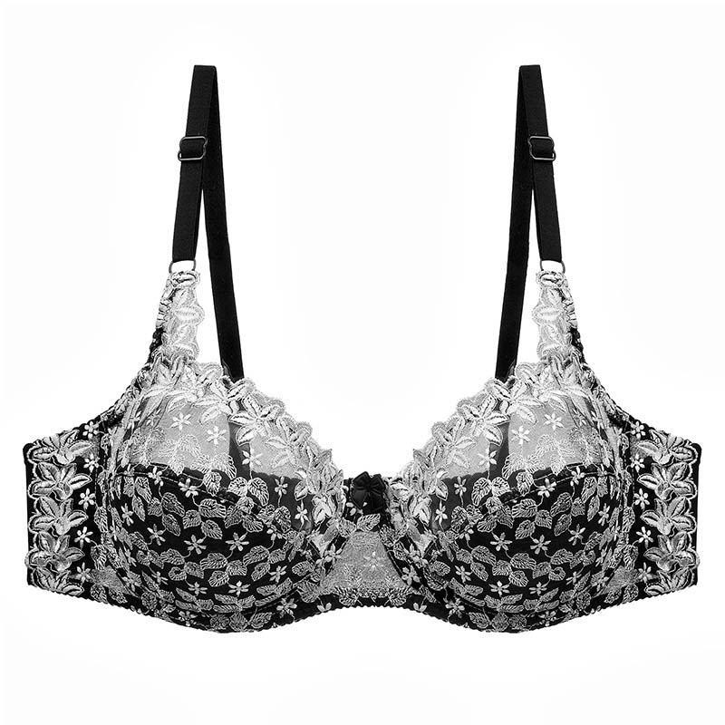 Embroidered Lace Bra