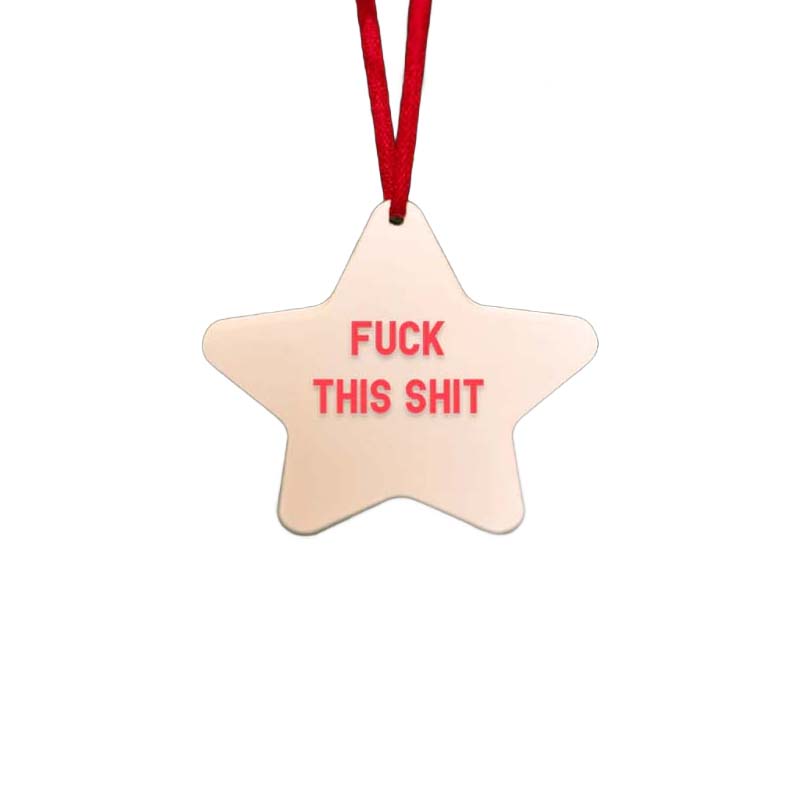 Fuck STAR Christmas Ornaments