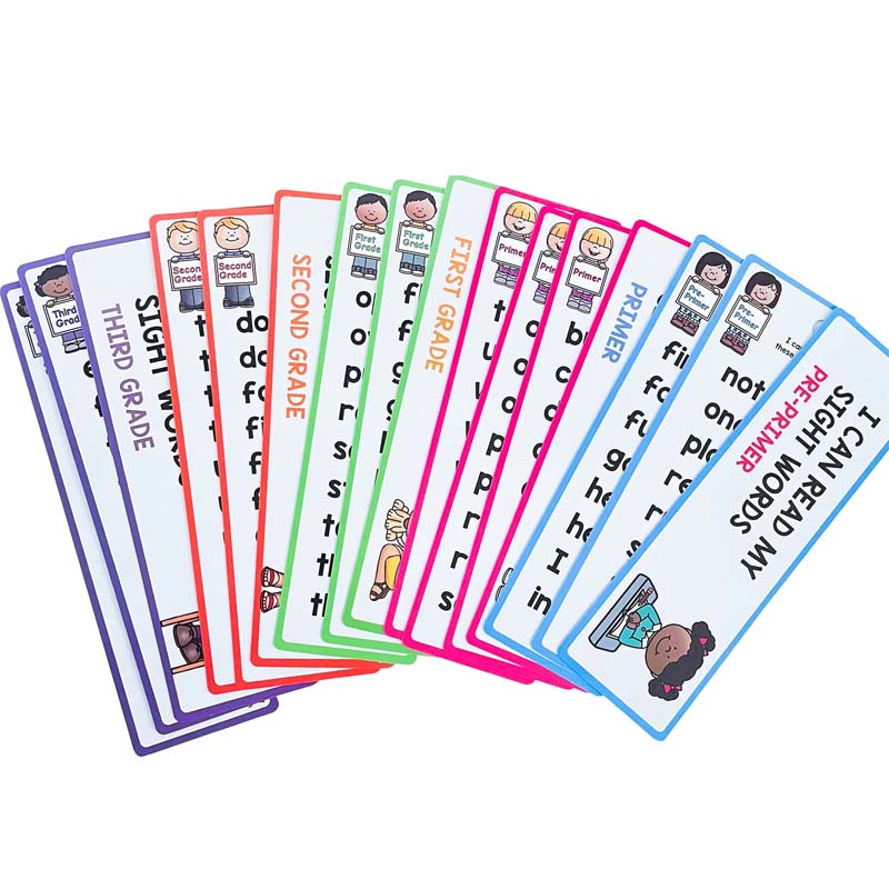 High-Frequency Word Learning Cards 16 PCS