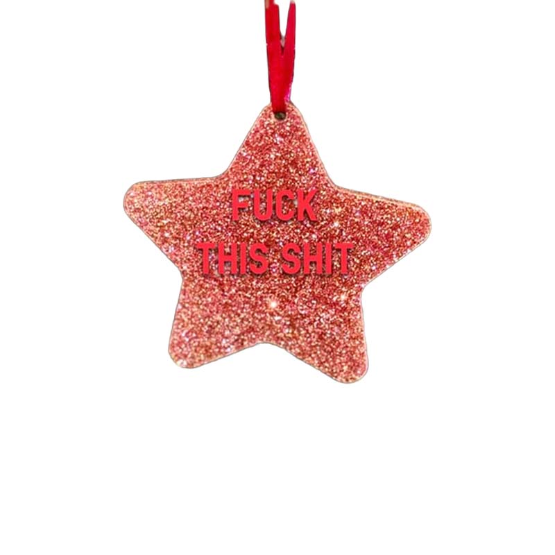 Fuck STAR Christmas Ornaments