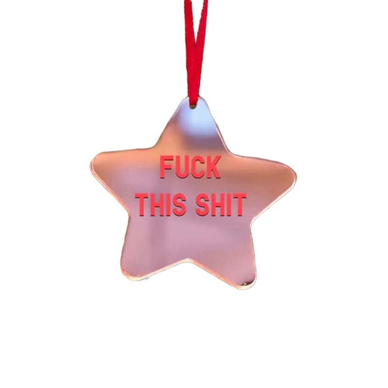 Fuck STAR Christmas Ornaments