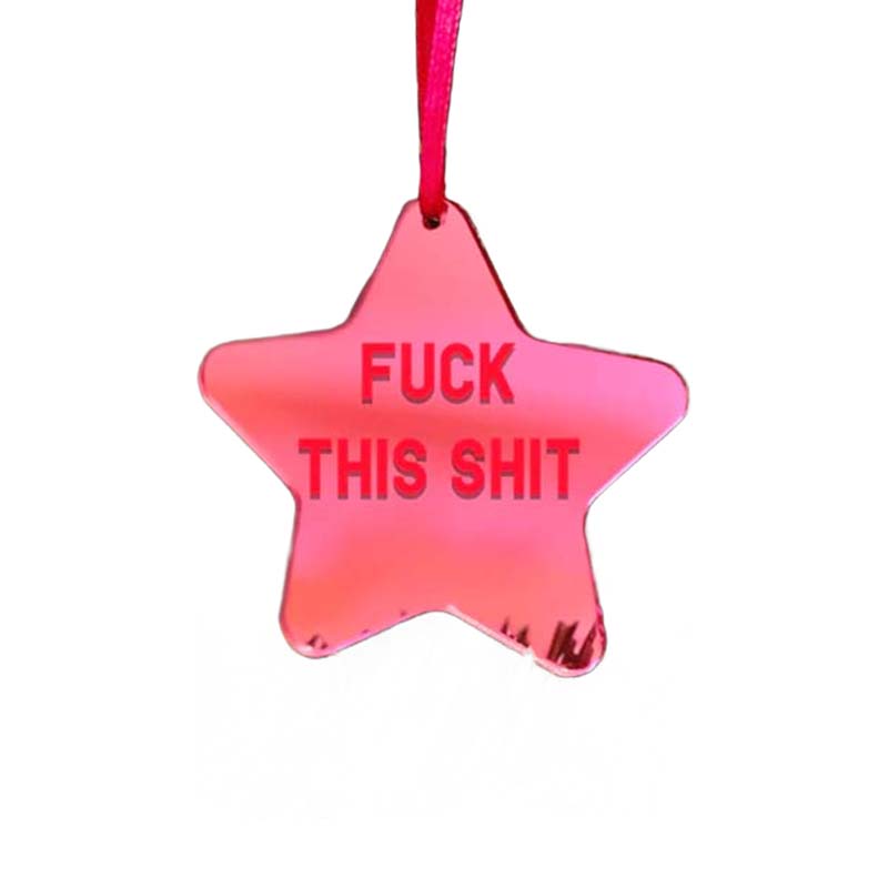 Fuck STAR Christmas Ornaments