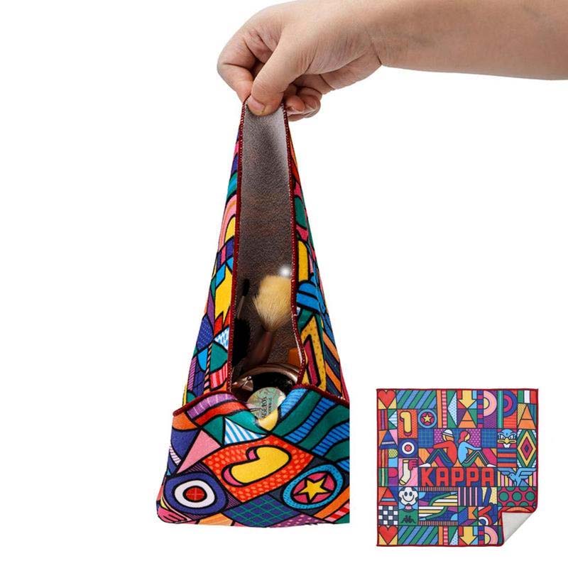 Cosmetic bag storage velcro