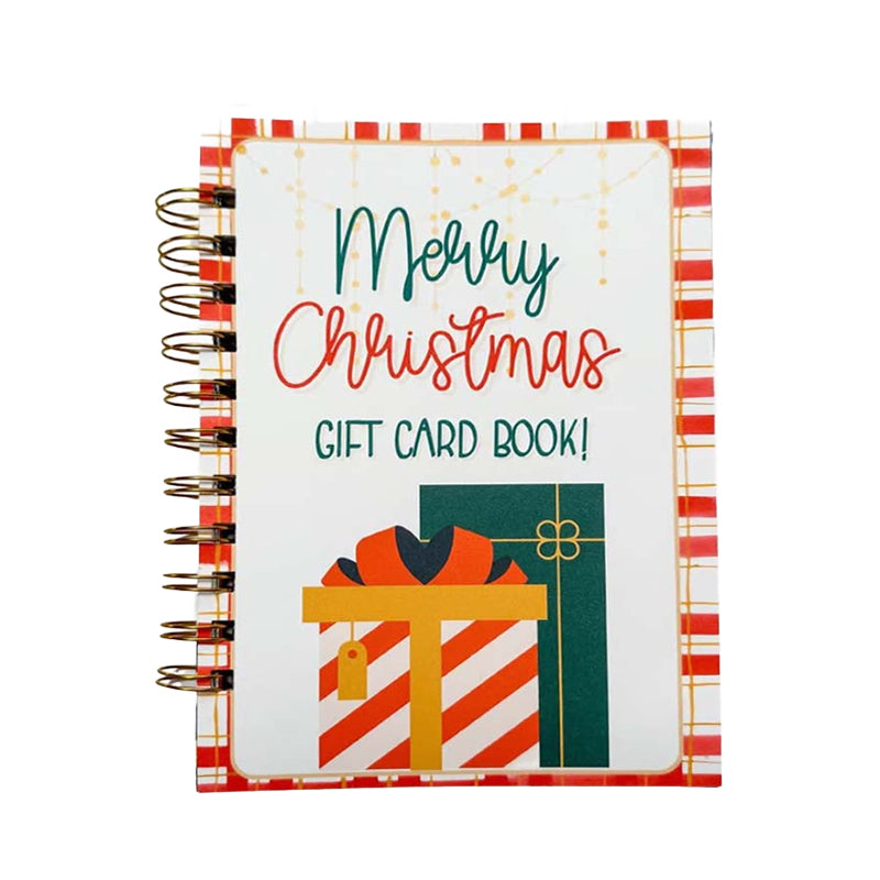 Christmas gift card book