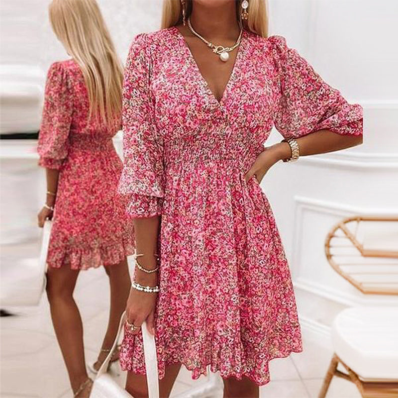 Long Sleeve Floral Dress