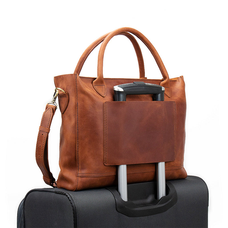 Vintage Soft Leather Travel Bag
