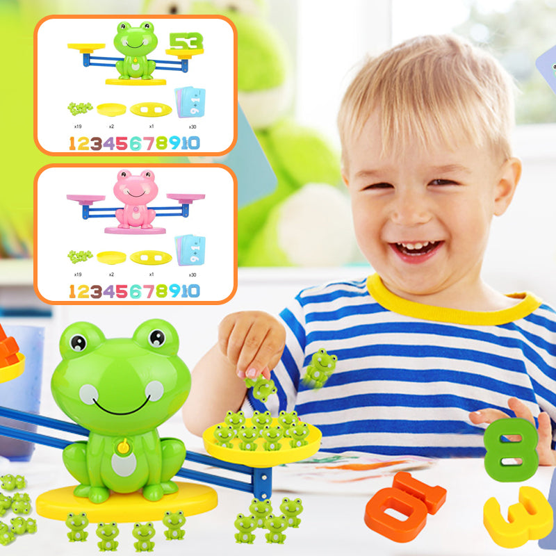 Preschoolers Frog Balance Counting Toys