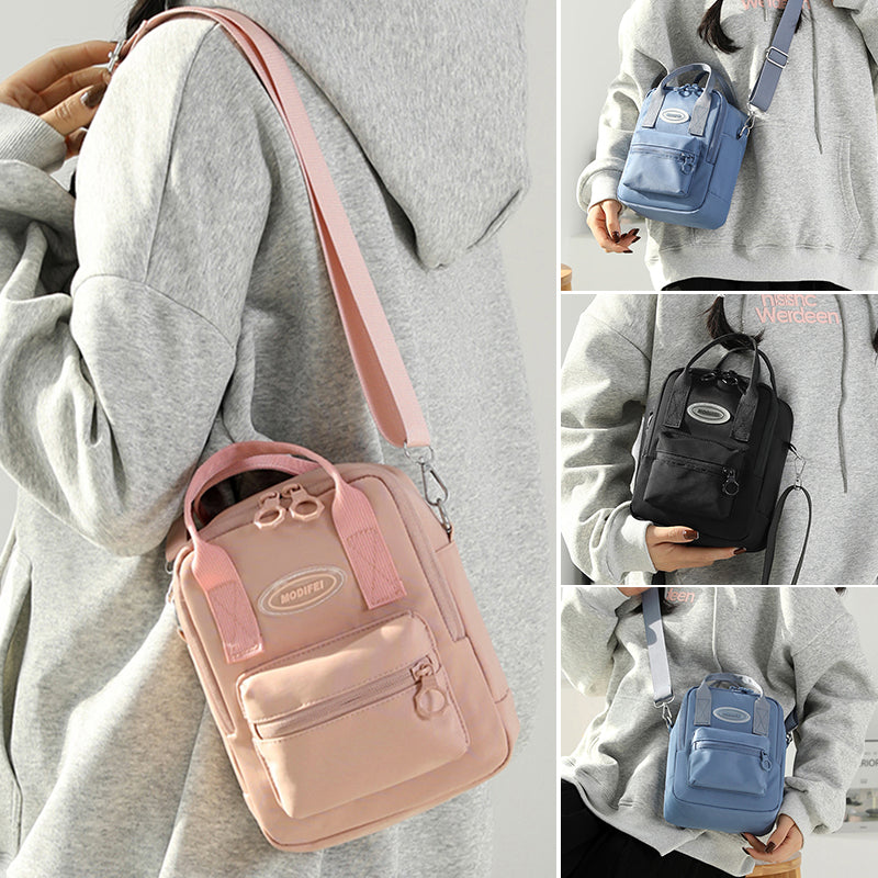 Canvas Handle Messenger Bag