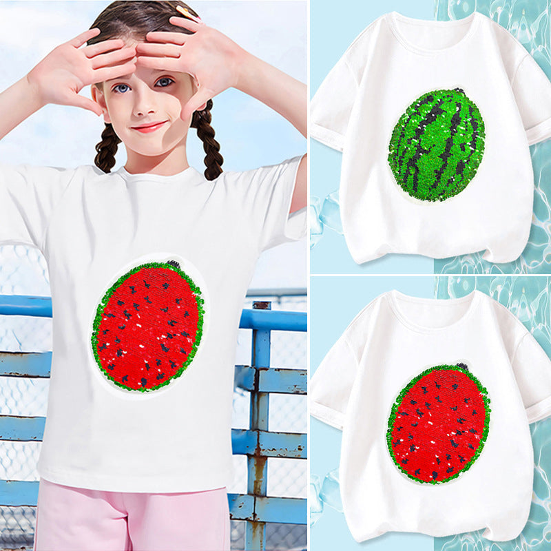 Sequined Watermelon T-Shirt