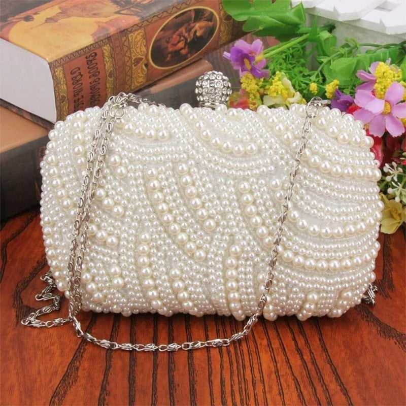 Luxury Peral Clutch Bag