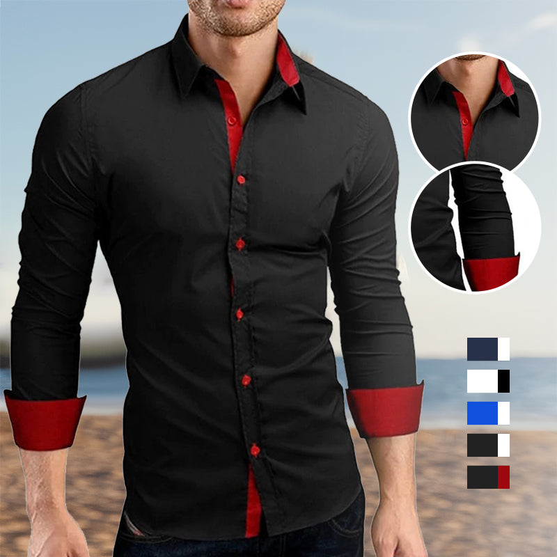 Men Slim Fit Long Sleeves