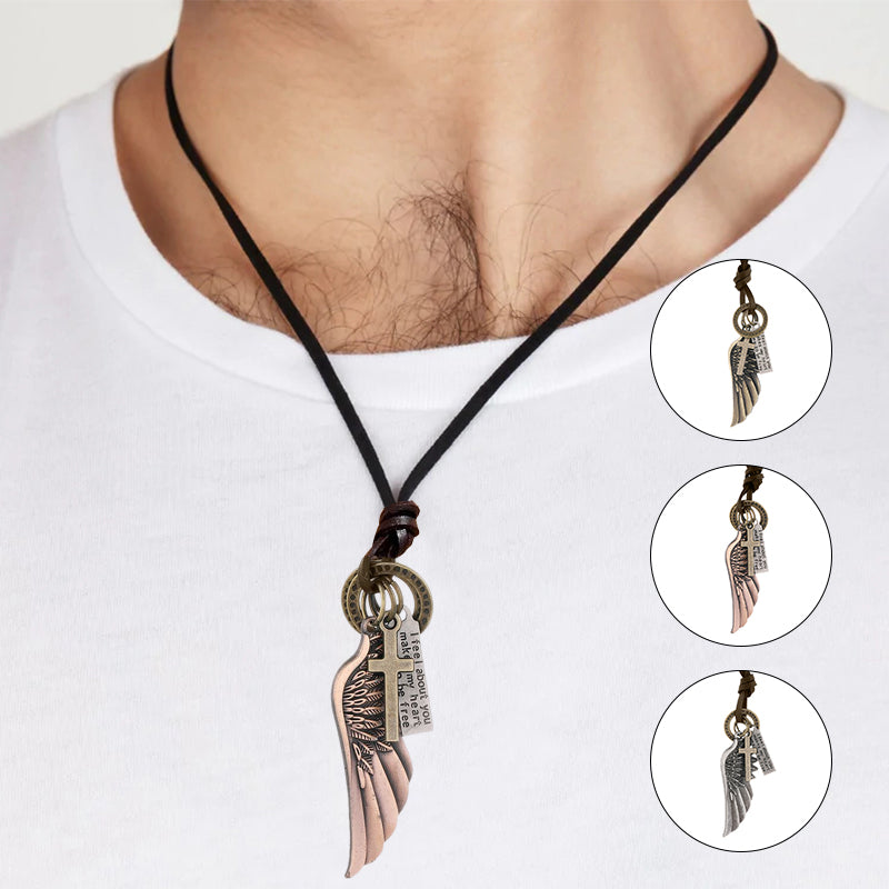 Personality Angel Wings Pendant Necklace