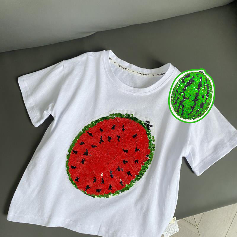Sequined Watermelon T-Shirt