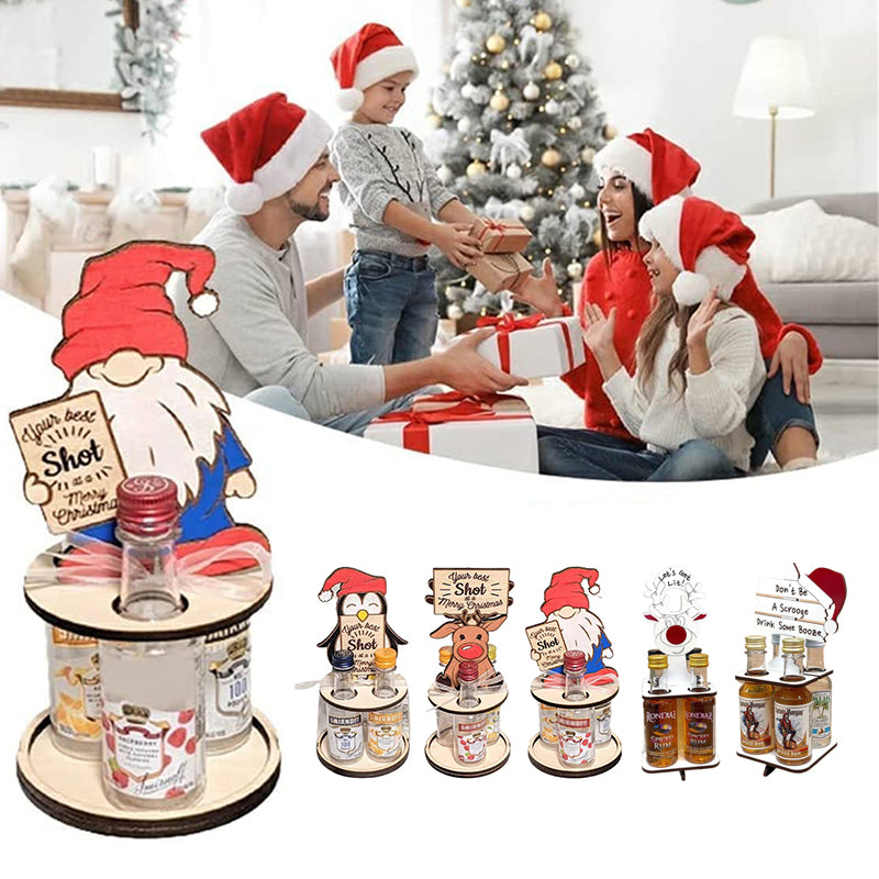 Christmas Mini Liquor Bottle Stand