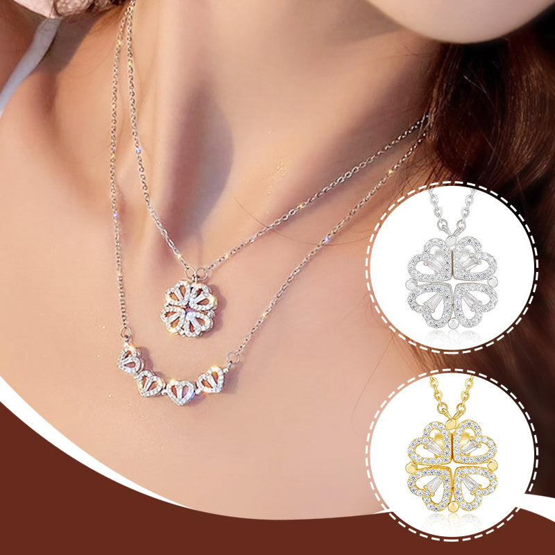Clover Hearts Necklace