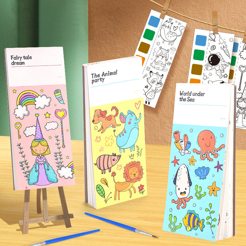 Watercolor Coloring Notes